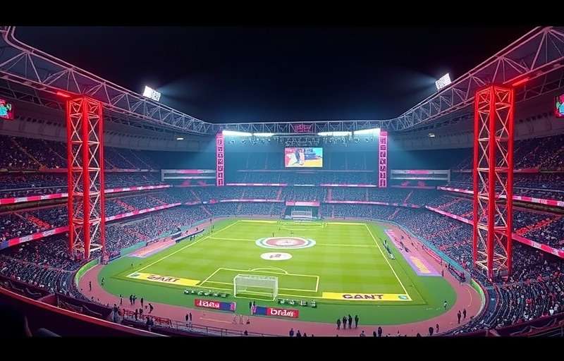 Festival Event in FIFA WC India Elite FIFA WC India Elite Diwali event with festive stadium decorations